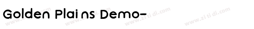 Golden Plains Demo字体转换 Golden Plains Demo字体转换